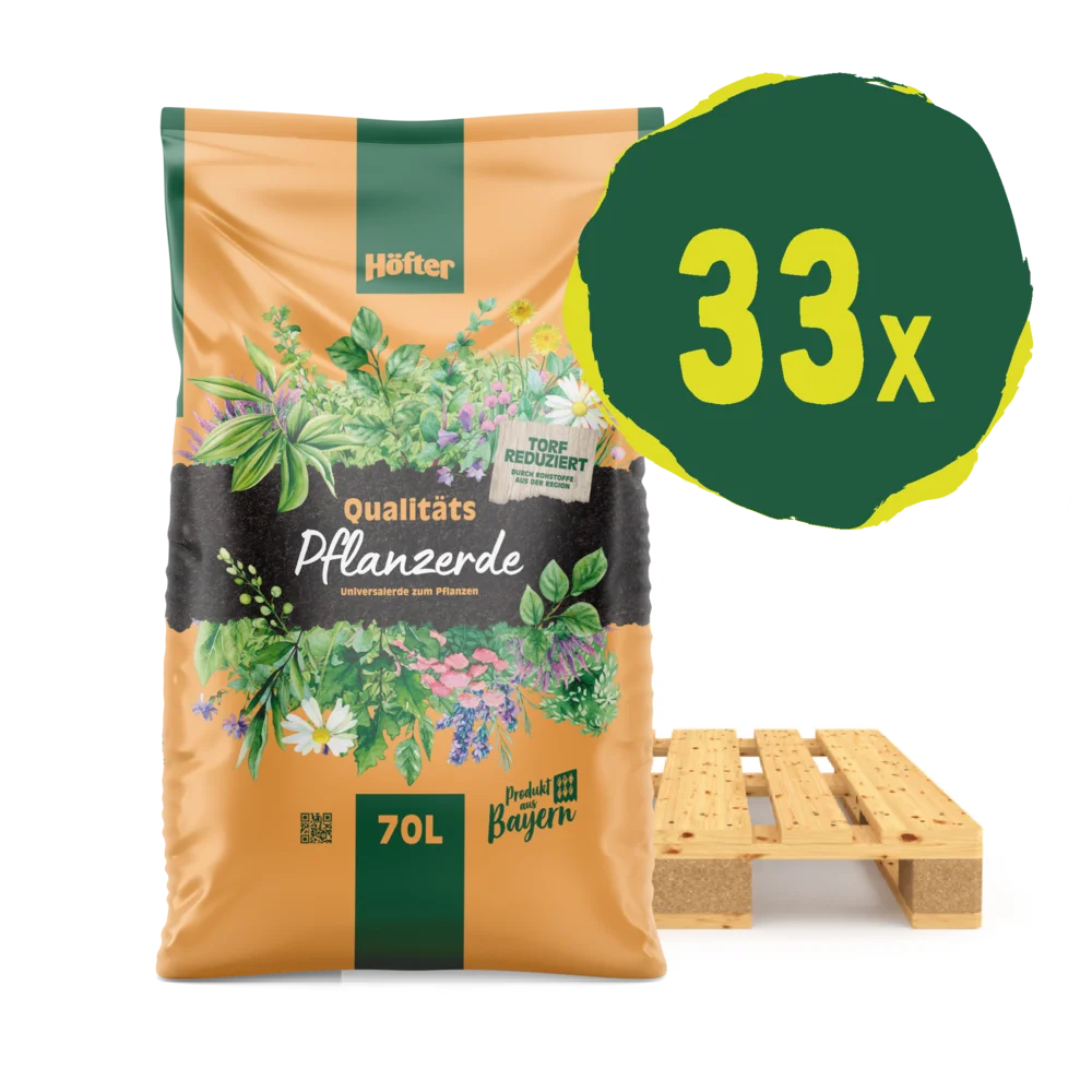 Höfter Pflanzerde auf Palette, 33 Sack