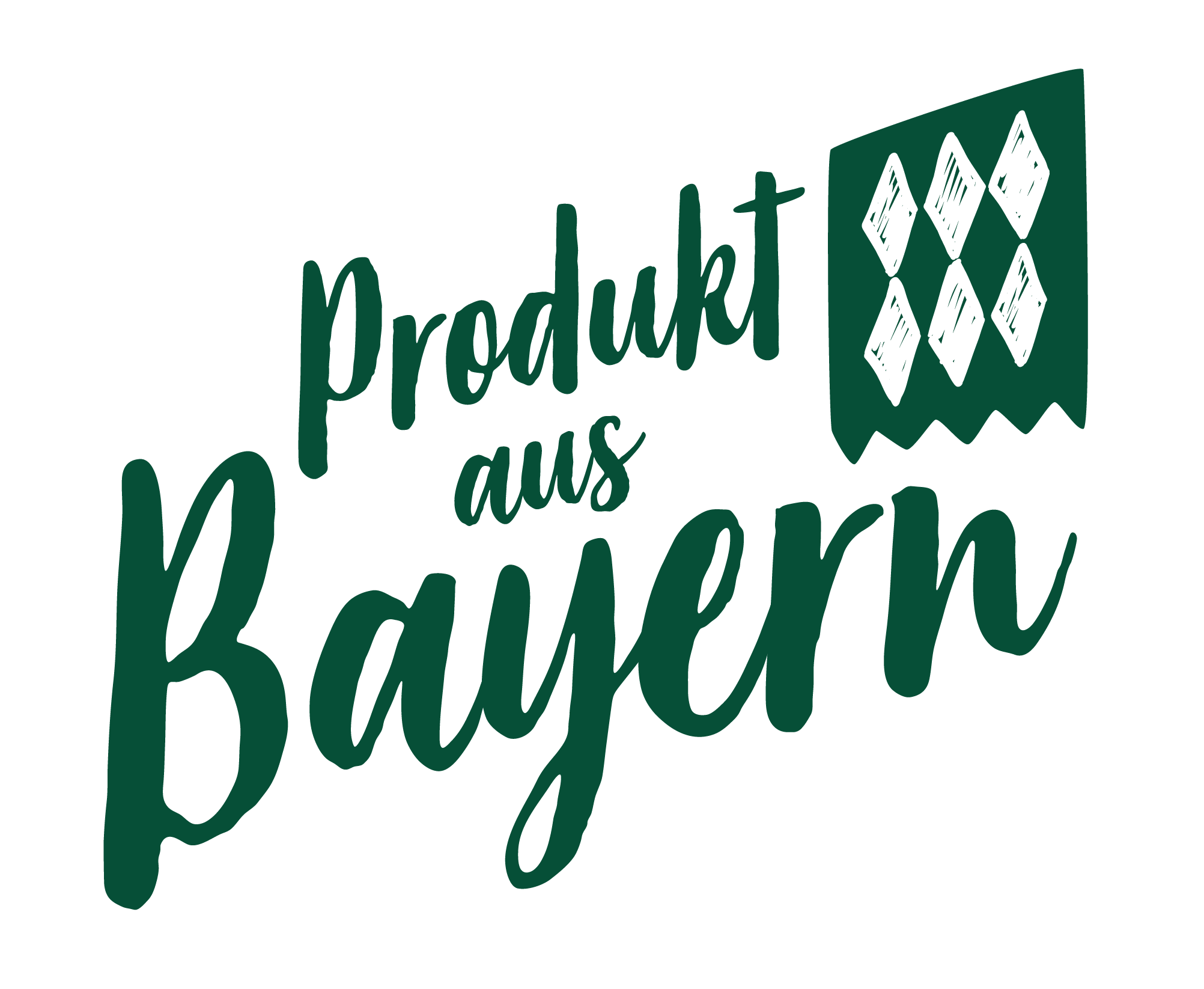 Schriftzug Produkt aus Bayern